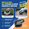 thumbnail image 3 of Mr. Bar-B-Q Bristle Free XL Steam Clean Griddle/Grill Brush Powered by Scrub Daddy, 3 of 8