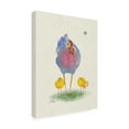 thumbnail image 4 of Canvas Wall Art - Shanda Louis 'Flora Hen' Wall Art for Living Room, Bedroom, or Office Décor by Trademark Fine Art - 24 x 32 Inches, 4 of 4