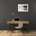 thumbnail image 3 of Linden, Sally 24x17 White Modern Wood Framed Museum Art Print Titled - Fog On The Lake 2, 3 of 4