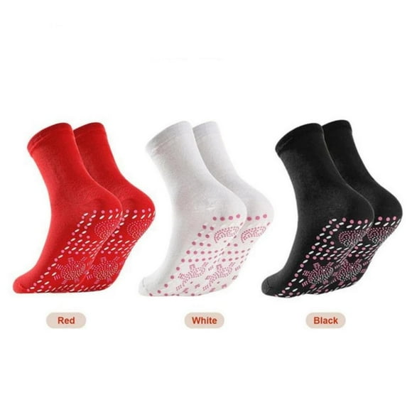 Chaussettes de Massage des Pieds d'Hiver pour Femmes - Chaussettes d'Hiver Thermiques Confortables, Chaudes et Massantes