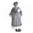 thumbnail image 4 of Vickerman 36" Silver Sleigh Bells Santa Doll with Stand, 4 of 5