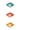 3 Pack丨Set A, variant on zhonghuaying 1 Pack Teal Serving Tray with Dip Bowl, 18.3cm Divided Plate for Snack and Condiment Pairing Red