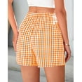thumbnail image 4 of PRETTYGARDEN Womens Shorts Boxers 2025 Summer Gingham Pajama Lounge Sleep Y2K Plaid Pj Shorts Beach Bottoms, 4 of 7