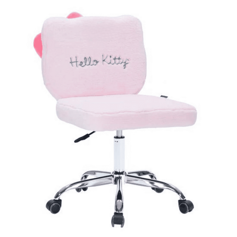 Impressions Vanity Hello Kitty Teddy Fur Makeup Vanity Chair with