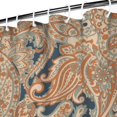 thumbnail image 3 of Chic Vintage Shower Curtain - Ethnic Mandala Pattern Waterproof Bathroom Drapes 72x72, Rustic Bohemian Decor with Reinforced Grommets & 12 Hooks, 3 of 5