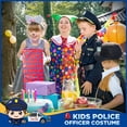 thumbnail image 2 of Disfraz de oficial de policía Luucio para niños con uniforme y acceso., 2 of 6