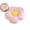 Pink, variant on Flower Pillow, 13.78" Soft Daisy Shaped Throw Pillows with Faux Rabbit Fur for Home Decorative,Cute Flower Throw Pillow Cushion for Bed Sofa Couch