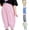 Pink, variant on Gunia Toddler Girls Pants Baby Girl Boy Classic Plaid Elastic Jogger Gingham Long Pants Summer Fall Harem Pants 6M-7Y