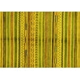 thumbnail image 1 of Ahgly Company Indoor Rectangle Southwestern Yellow Country Area Rugs, 7' x 10', 1 of 4
