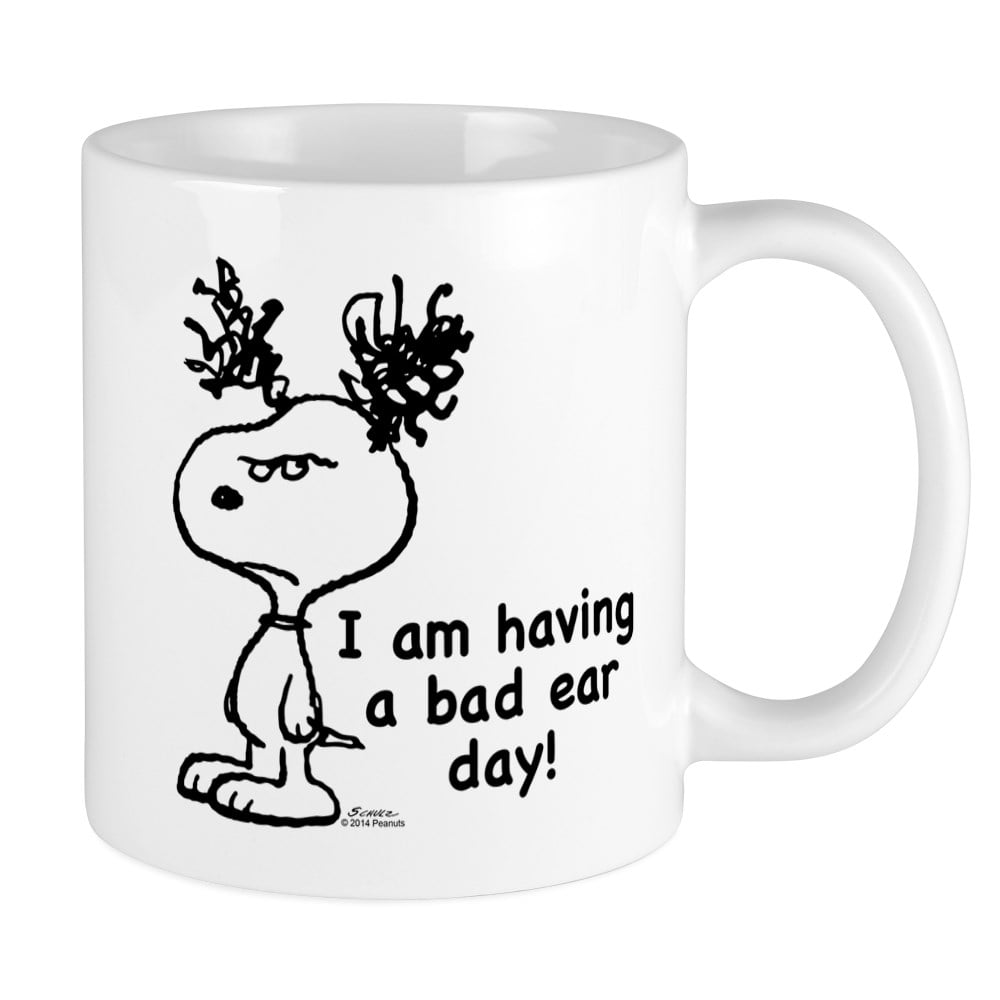 CafePress - Snoopy: Bad Ear Day Mug - Unique Coffee Mug, Coffee Cup CafePress