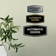 thumbnail image 4 of Signs ByLITA Fancy Automatic Doors Sign (Ivory/Dark Brown) - Small, 4 of 5
