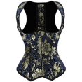 thumbnail image 1 of Corset à Paillettes Brocart Doré avec Sangles, 1 of 4