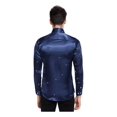 thumbnail image 3 of Camisas De Vestir De Seda Satinada Brillante Para Hombre, 3 of 8