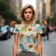 thumbnail image 2 of Camisetas con estampado 3D de dinosaurios divertidos de verano para mujer, ropa de calle informal de moda Y2k, camiseta de manga corta, camisetas de cuello redondo, ropa, 2 of 5