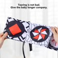 thumbnail image 4 of Tear-Resistant Baby Cloth Book with Crinkle Paper - Sensory Educational Toy for Infants 0-3 Years, Early Learning Development, Machine Washable Fabric, 4 of 7