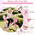 thumbnail image 3 of Korimefa Girls Bike for 3-9 Years Old Kids, 12 14 16 inch Kids Bike with Training Wheels, Basket and Doll Seat, Children Bicycles with Handbrake, Pink, 3 of 17