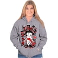 thumbnail image 4 of Kanji Style Betty Boop Classy Chic Zip Hoodie Sweatshirt Women Brisco Brands S, 4 of 5