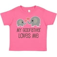 thumbnail image 3 of Inktastic My Godfather Loves Me Godson Boys or Girls Toddler T-Shirt, 3 of 5