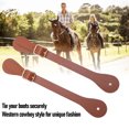 thumbnail image 4 of Synthetic Leather Cowboy Spur Straps, Adjustable Length 22cm Long Spur Holder with Rhinestone, Embellish Riding Gear for Sustainable Equestrian Pleasure, 4 of 7