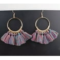 thumbnail image 3 of Women Fashion Bohemian Earrings Jewelry Long Tassel Fringe Boho Hook Drop Dangle, 3 of 3