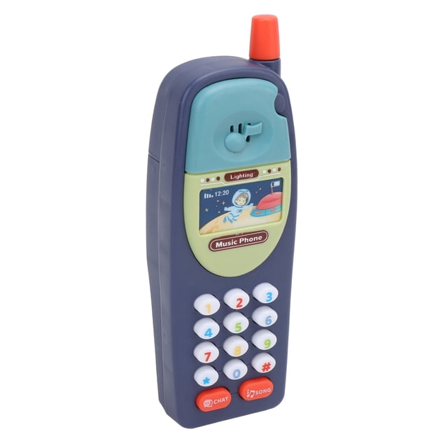 Teléfono de Juguete Para Bebés, Simulación de Teléfono Móvil para Bebés, Juguete Educate de Aprendizaje para Bebés, Telefono Celular de Juguete de Plástico para