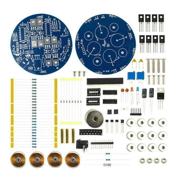 Kit Electrónico de Levitación Magnética DIY. Módulo de Empuje de Bobina Experimental. Kit de Soldadura de Circuitos (Soporta 50 G).