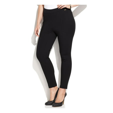 UPC 888738777643 product image for CALVIN KLEIN Womens Black Wear To Work Straight leg Pants Plus 0X | upcitemdb.com