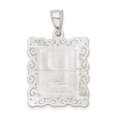 thumbnail image 4 of FJC Finejewelers Sterling Silver Initial P Charm, 4 of 4