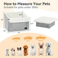 thumbnail image 4 of Dog Car  for Small Dogs – Patented Safety Buckle Booster with Leash, Travel   to 35 lbs,, 4 of 8