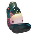 thumbnail image 1 of Wukai Whimsical Axolotl Fantasy Full Set Car Seat Covers with Soft Padding Universal Auto Front Seats Protector and Cushion Mat, 1 of 5