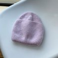 thumbnail image 1 of LinYooLi Candy Color Rabbit Hair Knitting Wool Hat, Autumn And Winter Shining Sequins Fashion Matching Caps Melon Skin Hat Fashion, 1 of 6