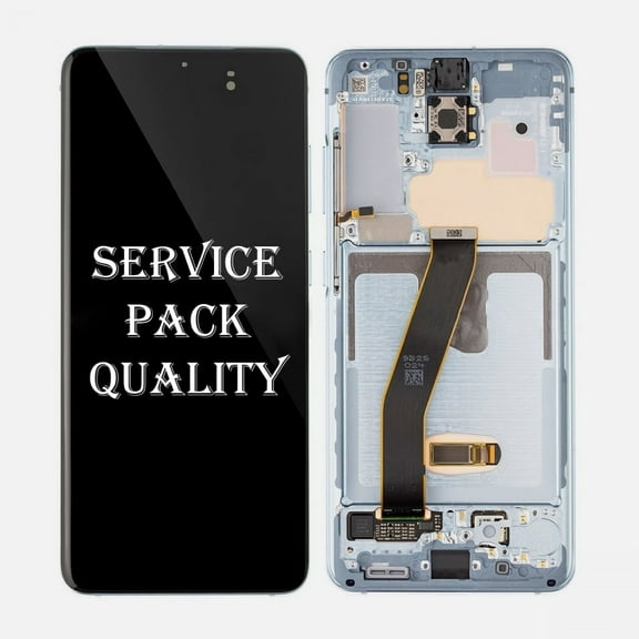 GSA OLED Touch Screen Digitizer Frame For Samsung Galaxy S20 Gray