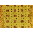 thumbnail image 1 of Ahgly Company Indoor Rectangle Abstract Yellow Modern Area Rugs, 4' x 6', 1 of 4
