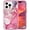 Hot Pink, variant on Marble Pattern Case for iPhone 15 Pro Max,Heavy Duty 3 in 1 Full Body Shockproof Hard PC+Soft Silicone Bumper Drop Protective Women Girls Phone Cover Case for iPhone 15 Pro Max 6.7Inch (Blue)