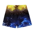 thumbnail image 5 of Rebajas de hoy DDAPJ pyju Men's Graphic Beach Shorts Summer Casual Vacation Shorts Drawstring Waist Swim Trunks with Pockets Yellow XL, 5 of 9