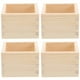 thumbnail image 5 of Caja de sake cuadrada de estilo japonés, 4 unidades, creativa caja de madera para sushi, para el hogar y el restaurante, organizador de vasos de sake reutilizables, vajilla tradicional japonesa., 5 of 7