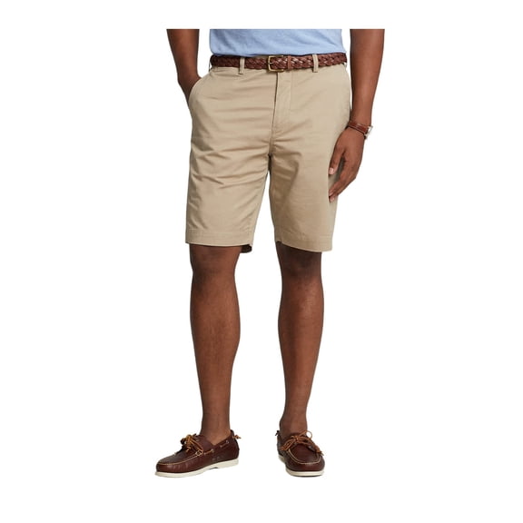 POLO RALPH LAUREN Men's Stretch Chino Shorts 10" (Tan Classic, 42 Tall, 42T)