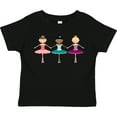 thumbnail image 3 of Inktastic Little Ballerina Trio Girls Toddler T-Shirt, 3 of 5