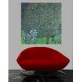 thumbnail image 2 of Wallhogs Klimt Roses Under the Trees (20th) Wall Mural, 2 of 2