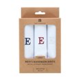 thumbnail image 2 of Umo Lorenzo  Cotton Boxed Initial Alphabet Handkerchiefs (Pack of 3) (Men's), 2 of 3