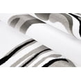 thumbnail image 2 of Ladole Rugs Calvin Abstract Contemporary Modern Area Rug - Amazing Durable Home Decor 6x8 Carpet for Living Room, Bedroom, Kitchen, and Office - Black and White, 6x9 (6'5" x 9'5", 200cm x 290cm), 2 of 6