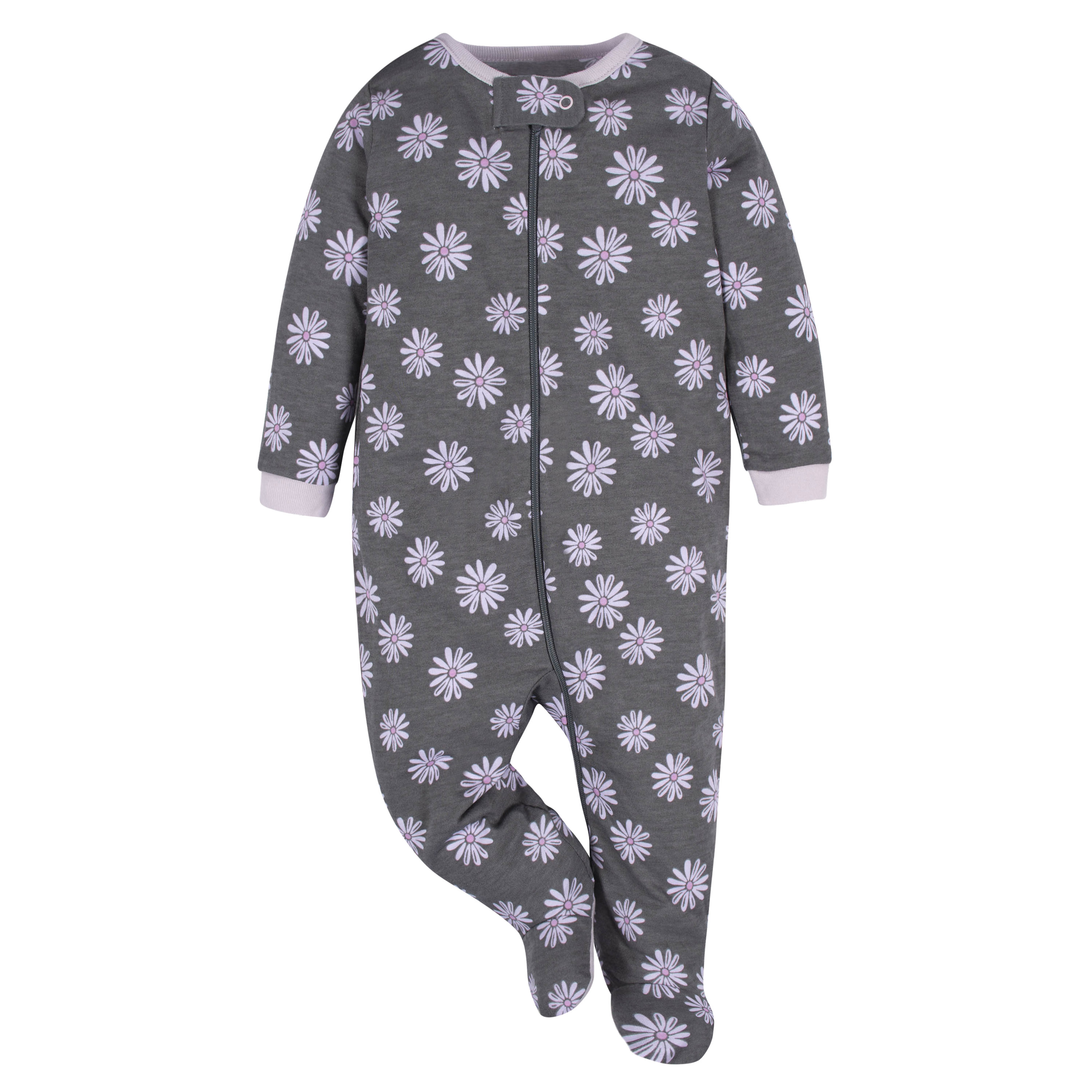 Gerber 2-Pack Baby Girl Sleep and Play Footed Pajamas photo 5