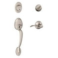 thumbnail image 3 of Schlage Plymouth Single Cylinder Handleset and Accent Lever, Satin Nickel (F60 V PLY 619 ACC), 3 of 3