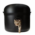 thumbnail image 2 of The Kitty Tube Maison pour Chat d'Extérieur Isolée – Option Stérile avec Paille, 2 of 4