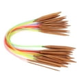 thumbnail image 3 of Bamboo Knitting  Set Circular Knitting  Double Pointed Sweater  Weaving Tools Knitting Kits With Colorful Plastic Tube, 3 of 8