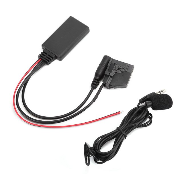 Adaptador AUX para Sharan, adaptador de audio inalámbrico Bluetooth MFD2 RNS2 de 18 pines Adaptador de audio con pines Elegante y moderno