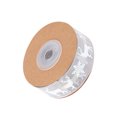 thumbnail image 2 of 1Pc Printed Organza Ribbon Christmas Snowflake Elk Pattern Ribbon Christmas Decor for Gift Wrapping DIY Crafts 10 Meters Gray, 2 of 7