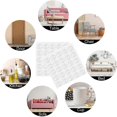 thumbnail image 3 of 100 Pcs Self Adhesive Rubber Feet Transparent Bumper Pads For Furniture Glass Tables Crafts Wall Protectors 8x2.4mm, 3 of 5