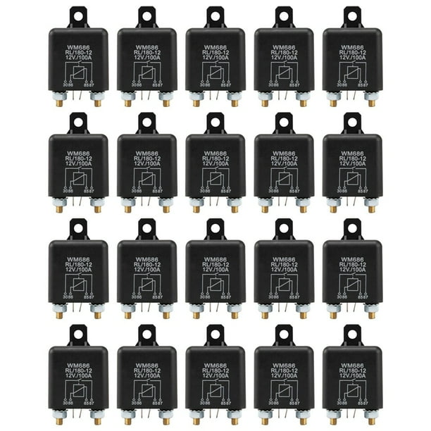 20X 12V 100Amp 4-Pin Heavy Duty ON/OFF Switch Split Charge Relay for ...