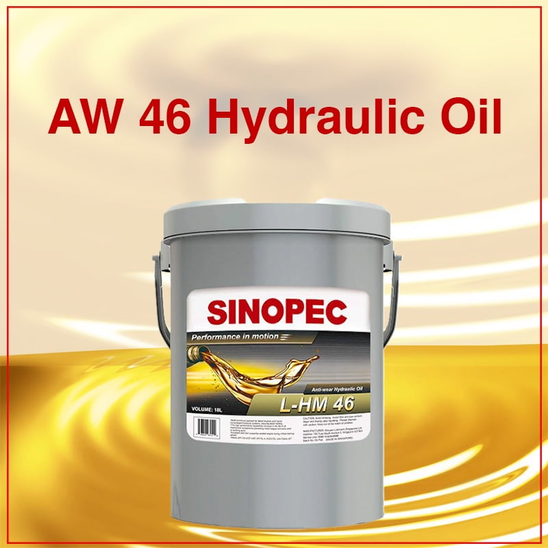 AW 46 Premium Anti-wear Hydraulic Oil Fluid - 5 Gallon Pail (18L - 4.75 gal)